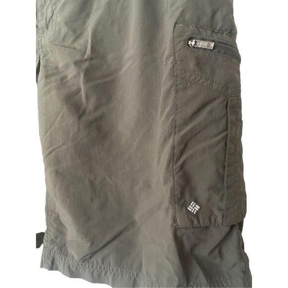 Columbia Mens Forest Green Omni-Shade Sun Protection Cargo Shorts Size 40W - Picture 8 of 14